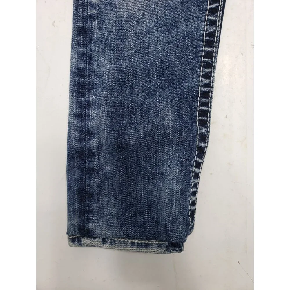 Daytrip Scorpio Skinny Jeans Size 26R Medium Wash Whiskers Skinny Re Owned